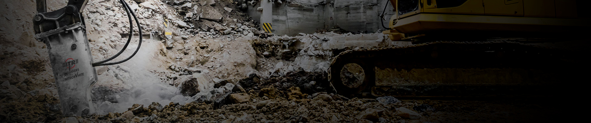 rock breaker on excavator Brisbane